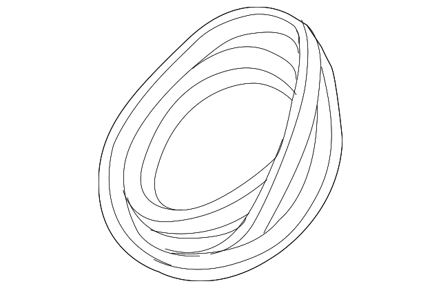 12789880 Деталь SPOILER ASSY GASKET