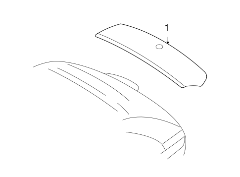 Body/Spoiler for 2009 Ford Edge #1