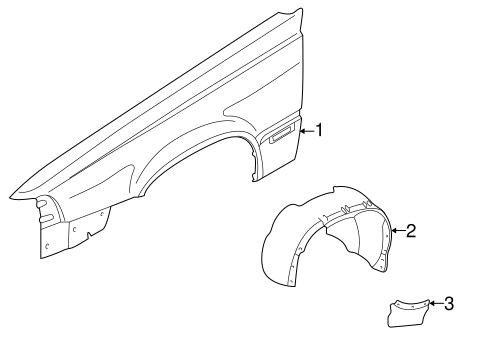 V70 FENDER & COMPONENTS