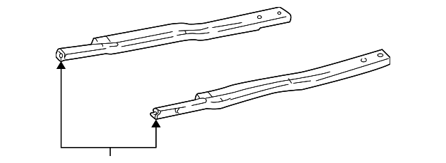 6W4Z5A098AA Деталь CROSSMEMBER BRACE, RIGHT
