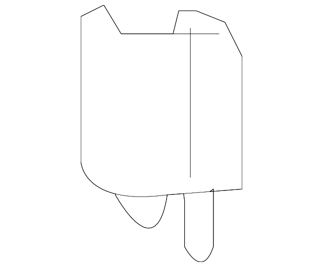 5S4Z-51836-AA Деталь STABILIZER BAR MOUNT, LEFT