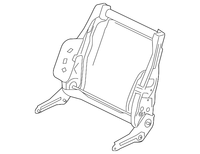 T2R10489 SEAT BACK FRAME, RIGHT
