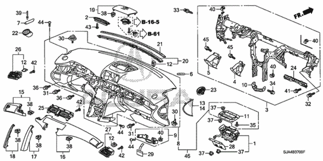 Instrument Panel for 2009 Acura RL #0