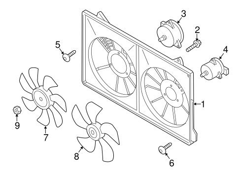 Cooling Fan for 2013 Mazda CX-5 #0