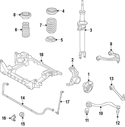 Suspension Components for 2014 BMW 550i xDrive #2