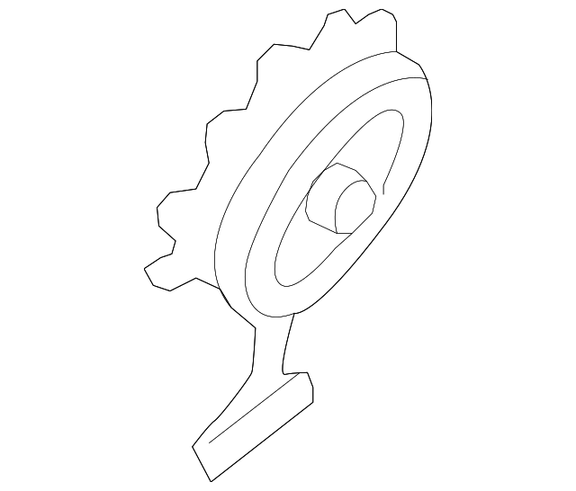 991-543-531-00 Деталь QTR GLASS MOUNT, LEFT