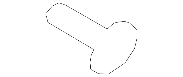 999-073-103-02 Деталь QTR GLASS SCREW, LEFT