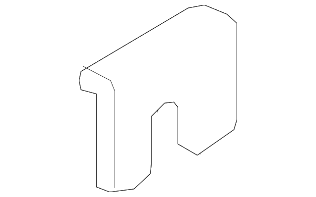 991-543-561-05 Деталь QTR GLASS SPACER, RIGHT