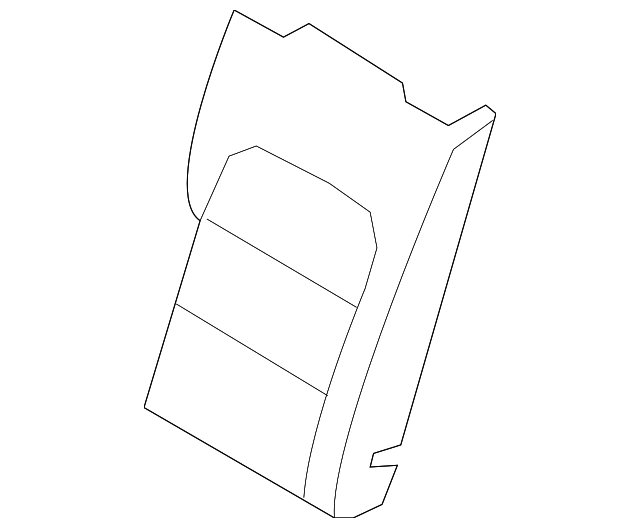 31263596 Деталь SEAT BACK PAD, RIGHT