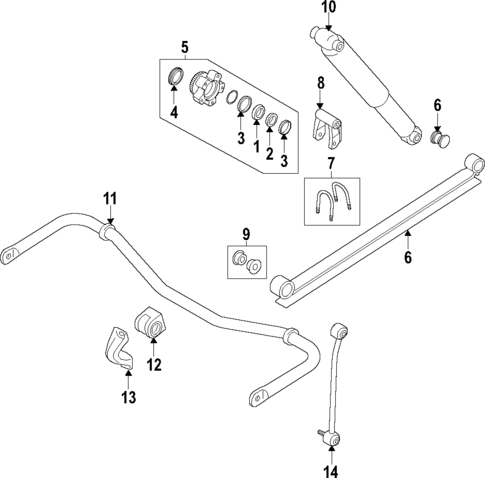 Rear Suspension for 2020 Ford Transit-150 #1