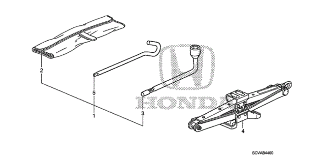 Tools - Jack for 2010 Honda ELEMENT 5-DOOR #0