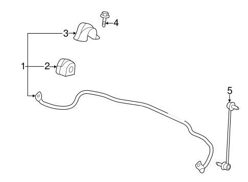 9-5 STABILIZER BAR & COMPONENTS