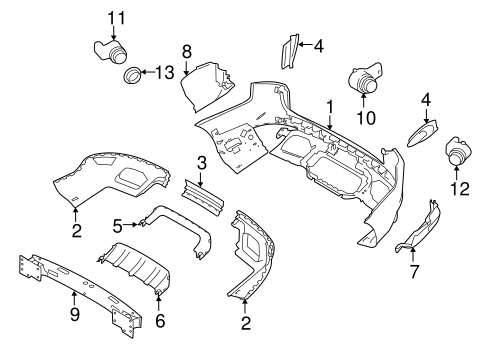 Range Rover Sport BUMPER & COMPONENTS - REAR