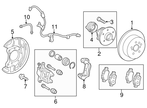BRAKES/BRAKE COMPONENTS for 2011 Scion tC #2
