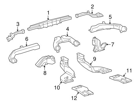 BODY/DUCTS for 2016 Toyota Tacoma #1