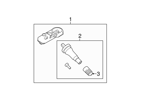 MKT TIRE PRESSURE MONITOR COMPONENTS