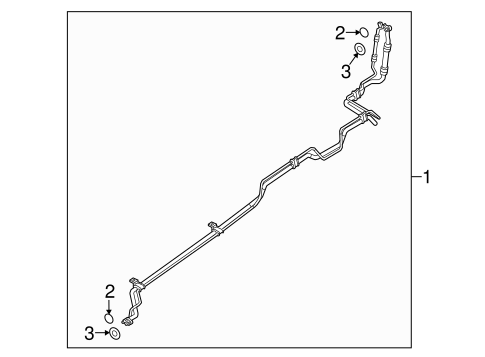 Rear AC Lines for 2021 Kia Sedona #0