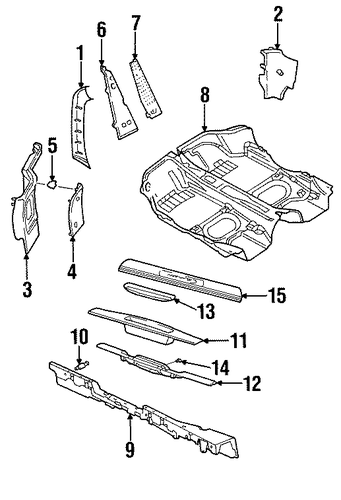911 INTERIOR TRIM - PILLARS 3