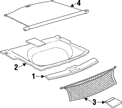 Sable INTERIOR TRIM - REAR BODY