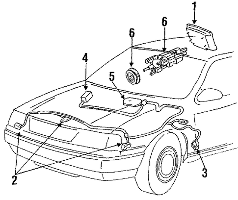 Taurus AIR BAG COMPONENTS
