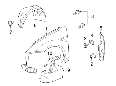Focus FENDER & COMPONENTS