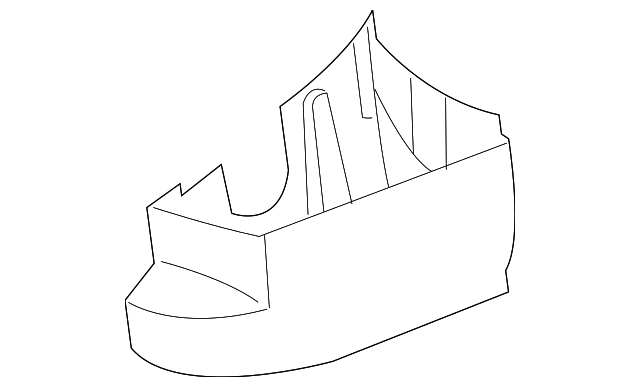 3S4Z16102AA Деталь LINER EXTENSION, LEFT