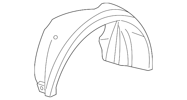 5S4Z-16103-A Деталь FENDER LINER, LEFT