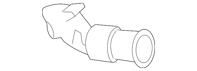 3S4Z16102AC Деталь AIR INLET HOSE, LEFT