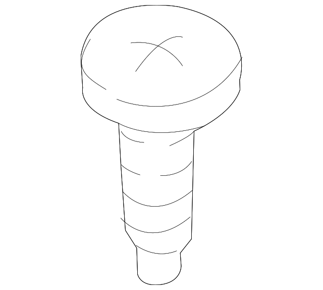 999-590-002-40 Деталь COWL TOP PANEL RETAINER SCREW