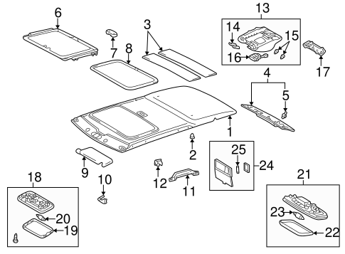 ELECTRICAL/SUNROOF for 1999 Toyota 4Runner #2