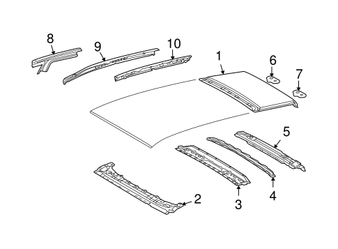 BODY/ROOF & COMPONENTS for 2010 Toyota Venza #1