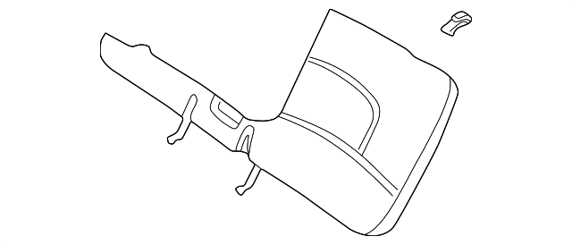 16814746 Деталь SEAT BACK FRAME