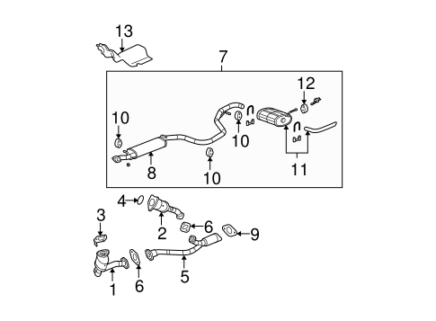 Malibu EXHAUST COMPONENTS