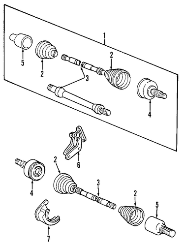 Cougar AXLE SHAFTS & JOINTS