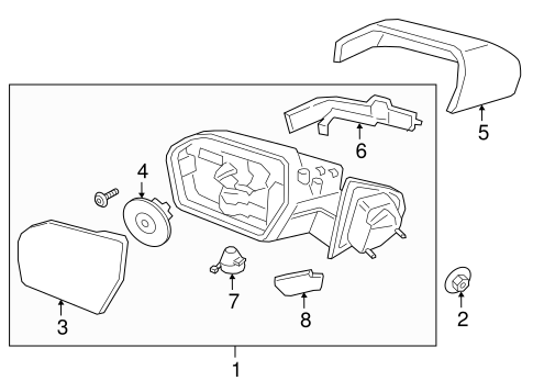 Mirrors for 2020 Ford Expedition #0