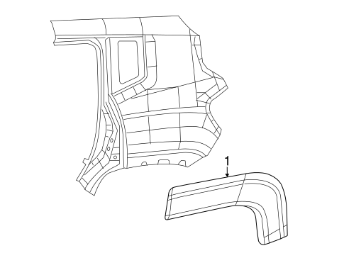 Renegade EXTERIOR TRIM - QUARTER PANEL