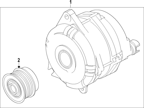 Alternator for 2021 Ford Explorer #1