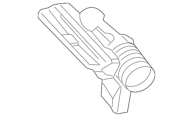 3W4Z9B659AA Деталь AIR OUTLET TUBE