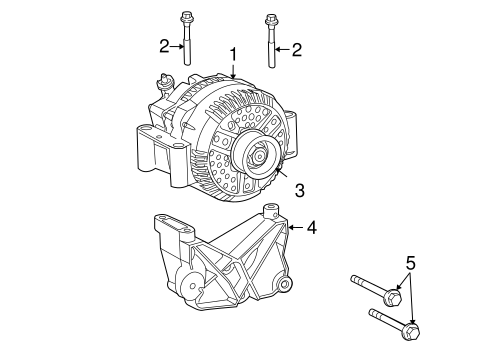 Alternator for 2009 Ford Explorer #0