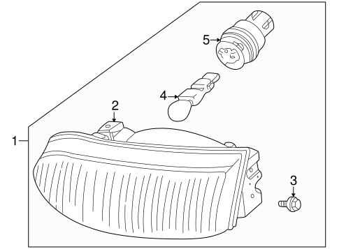 ELECTRICAL/BULBS - CHASSIS for 2002 Toyota Corolla #2