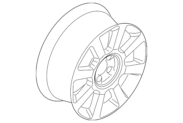 AN7Z-1007-A WHEEL, ALLOY