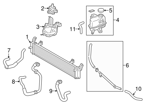 COOLING SYSTEM/INVERTER COOLING COMPONENTS for 2015 Toyota Camry #1