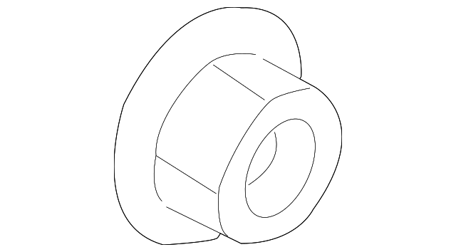 19184330 Деталь GEAR ASSY LOCK NUT, LEFT
