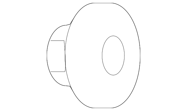 999-084-210-01 QTR GLASS NUT, RIGHT