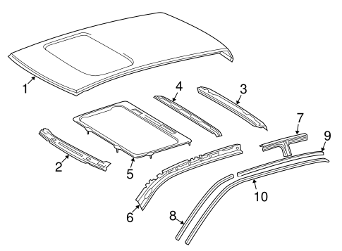 BODY/ROOF & COMPONENTS for 2004 Toyota Tundra #3