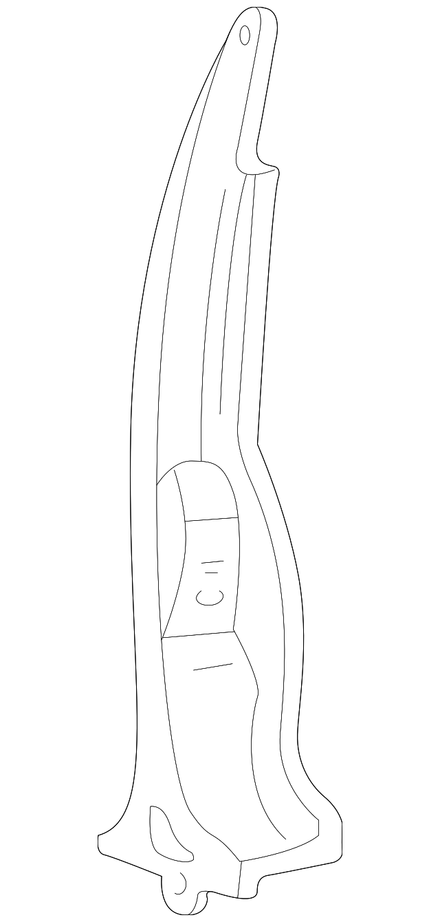 3F2Z1724320AA Деталь CENTER PLR REINF, RIGHT