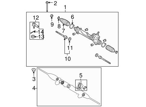 STEERING/STEERING GEAR & LINKAGE for 2008 Scion tC #2
