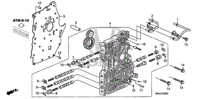 TRANSMISSION - AUTOMATIC/AT MAIN VALVE BODY for 2010 Honda CIVIC SEDAN #1