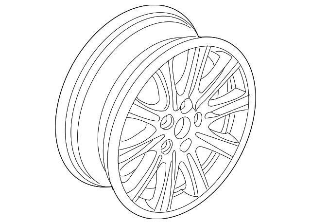 RRC505360MNH WHEEL, ALLOY