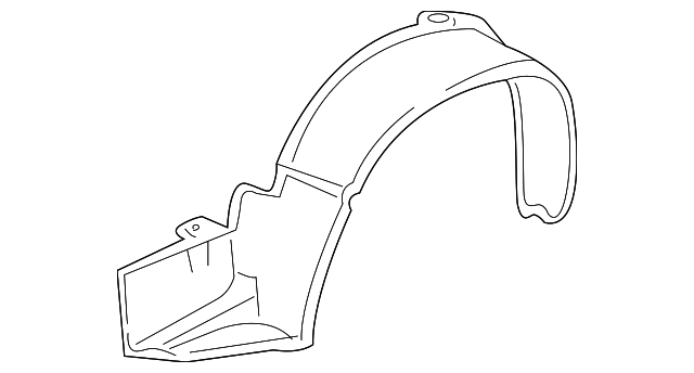 10440209 Деталь FENDER LINER, RIGHT